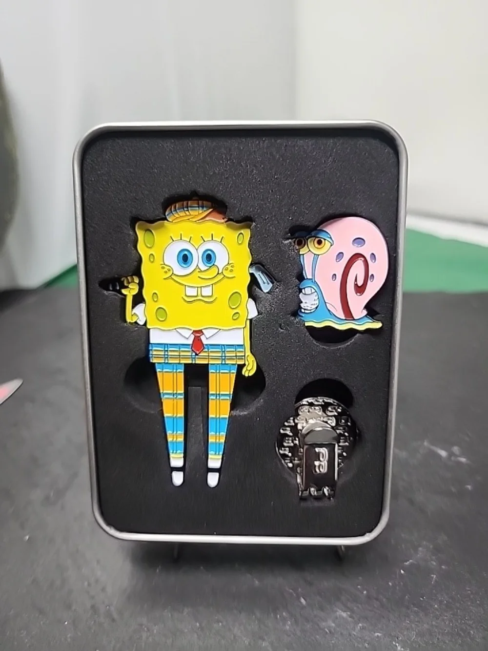 Nickelodeon SpongeBob SquarePants Yellow Putt Buddies Toy Tin
